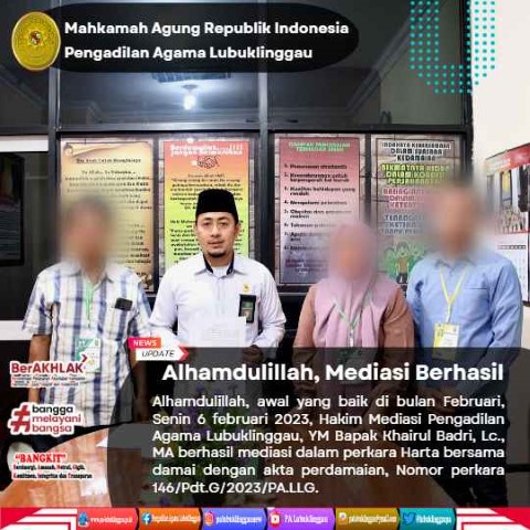 ALHAMDULILLAH MEDIASI HARTA BERSAMA BERHASIL DILAKUKAN 1