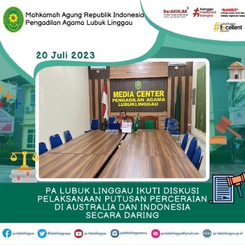 DISKUSI PELAKSANAAN PUTUSAN PERCERAIAN DI AUSTRALIA DAN INDONESIA SECARA DARING 1