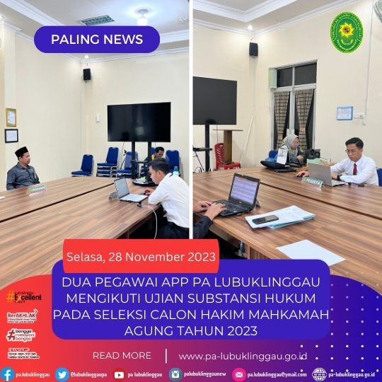 DUA PEGAWAI APP PA LUBUKLINGGAU MENGIKUTI UJIAN SUBSTANSI HUKUM PADA SELEKSI CALON HAKIM MAHKAMAH AGUNG TAHUN 202 (1).jpg