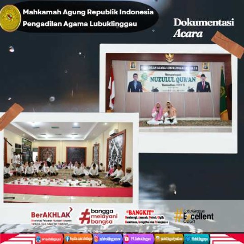 KELUARGA BESAR PENGADILAN AGAMA LUBUK LINGGAU ADAKAN NUZULUL QURAN DAN BUKA PUASA BERSAMA 3