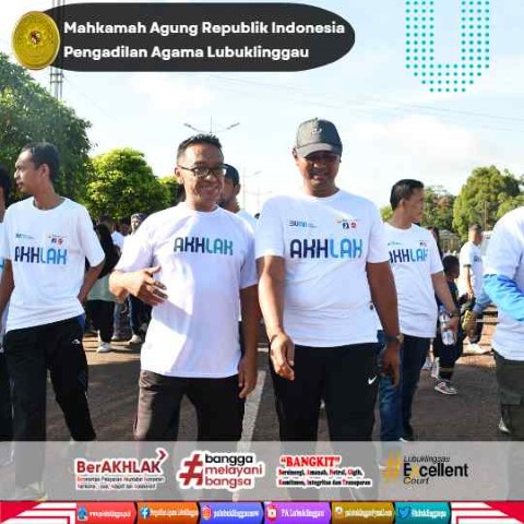 Ketua PA Lubuklinggau Menghadiri Jalan Sehat Peringati HUT BUMN ke 25 4