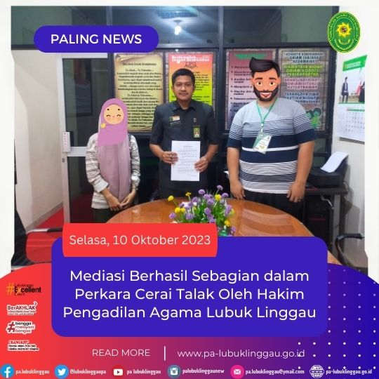Mediasi Berhasil Sebagian dalam Perkara Cerai Talak Oleh Hakim Pengadilan Agama Lubuk Linggau-1.jpg