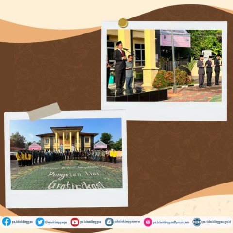 PELAKSANAAN UPACARA PERINGATAN HARI LAHIR PANCASILA PENGADILAN AGAMA LUBUK LINGGAU 4