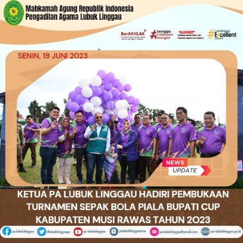 PEMBUKAAN TURNAMEN SEPAK BOLA PIALA BUPATI CUP 1