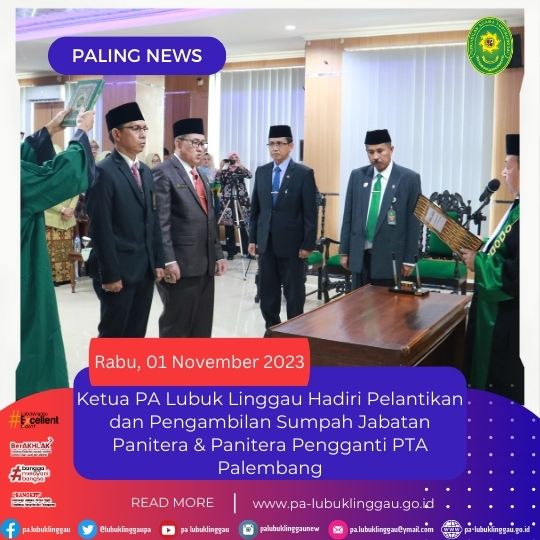 Pelantikan dan Pengambilan Sumpah Jabatan Panitera & Panitera Pengganti PTA Palembang (1).jpg