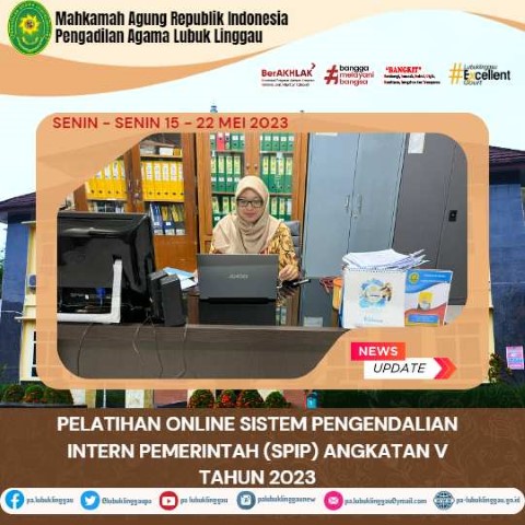 Pelatihan Online Sistem Pengendalian Intern Pemerintah SPIP Angkatan V TAHUN 2023 1