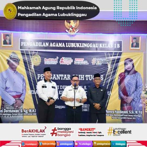Pengantar Alih Tugas Bapak Doni Dermawan S.Ag.M.H.I 2