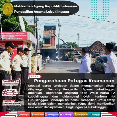 Pengarahan Petugas Keamanan 1