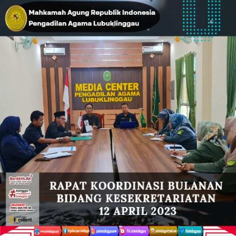 RAPAT KOORDINASI BULANAN BIDANG KESEKRETARIATAN 1