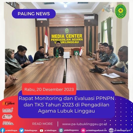 Rapat Monitoring dan Evaluasi PPNPN dan TKS Tahun 2023 di Pengadilan Agama Lubuk Linggau (1).jpg