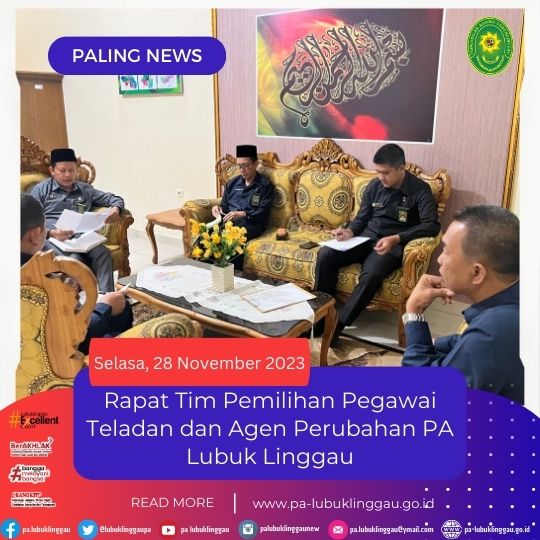 Rapat Tim Pemilihan Pegawai Teladan dan Agen Perubahan PA Lubuk Linggau (1).jpg