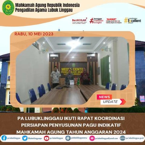 Rapat Koordinasi Persiapan Penyusunan Pagu Indikatif Mahkamah Agung Tahun Anggaran 2024 1