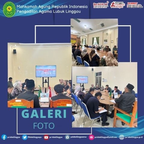 Rapat Koordinasi dan Monitoring Evaluasi Penilaian Kinerja Triwulan II 2