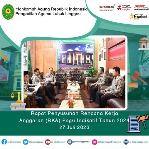 Rapat Penyusunan Rencana Kerja Anggaran RKA Pagu Indikatif Tahun 2024 1