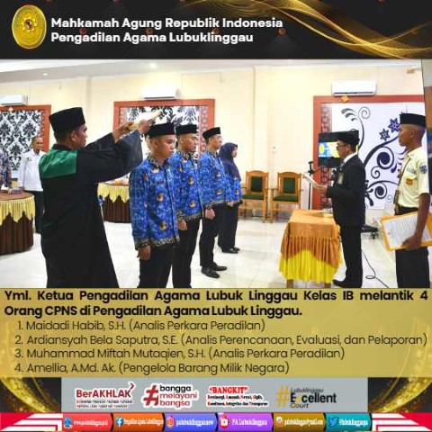 Selamat dan Sukses Plantikan CPNS 2