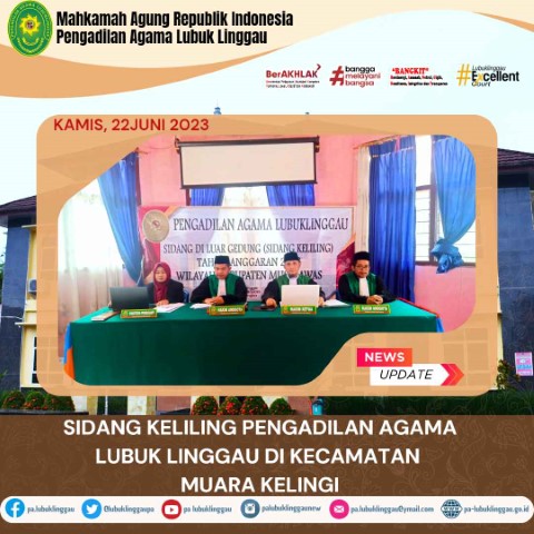 Sidang Keliling Kecamatan MUARA KELINGI 22 Juni 2023