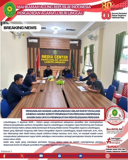  Gelar Rapat Evaluasi Kinerja Hakim Soroti Peningkatan Perkara Dispensasi Kawin dan Upaya Peni (1).jpg