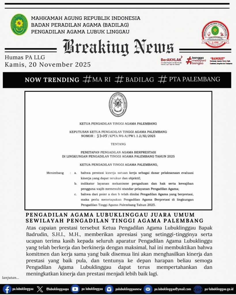 PA Lubuk Linggau Juara Umum PTA Palembang (1).jpg