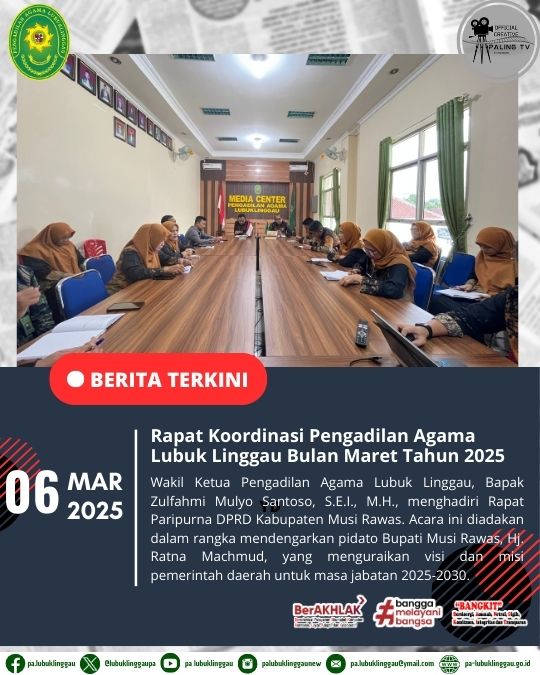 Rapat Koordinasi Pengadilan Agama Lubuk Linggau Bulan Maret Tahun 2025 (1).jpg