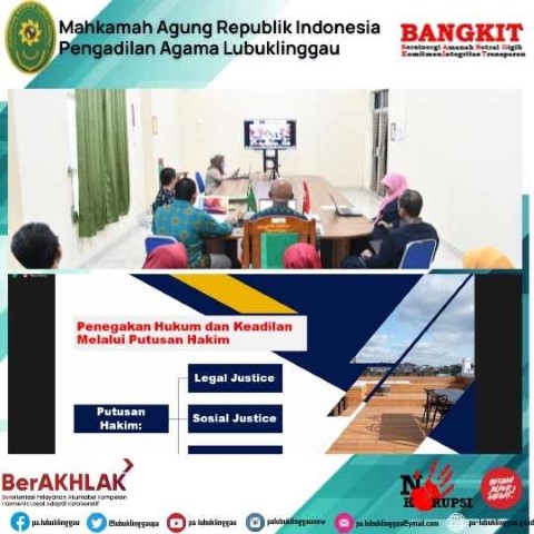 BIMBINGAN PENINGKATAN KOMPETENSI TENAGA TEKNIS DILINGKUNGAN PERADILN AGAMA BERBASIS ONLINE ZONA 2 3