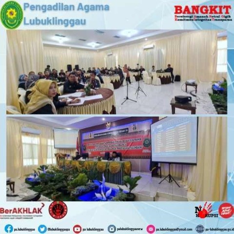 Dirjen pembinaan administrasi Dirjen Badilag MA RI lakukan pembinaan kepada seluruh apara