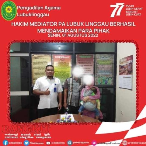 Hakim Mediator PA Lubuk Linggau Berhasil Mendamaikan Para Pihak