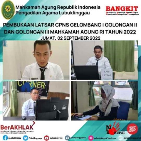 PEMBUKAAN LATSAR CPNS GELOMBANG I GOLONGAN II DAN GOLONGAN III MAHKAMAH AGUNG RI TAHUN 2022 1