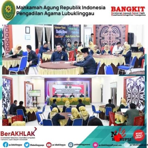 PENUTUPAN PEMBINAAN PENGAWASAN Teknis dan Administrasi yustisial pengadilan agama lubuklinggau ole
