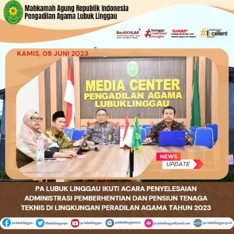 PENYELESAIAN ADMINISTRASI PEMBERHENTIAN DAN PENSIUN TENAGA TEKNIS DI LINGKUNGAN pERADILAN AG 1