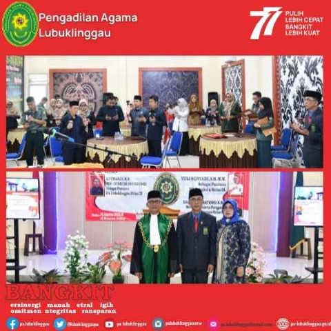 Pelantikan Panitera dan Pengantar Alih Tugas Panitera dan Panitera Pengganti 3