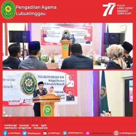Pelantikan Panitera dan Pengantar Alih Tugas Panitera dan Panitera Pengganti 4