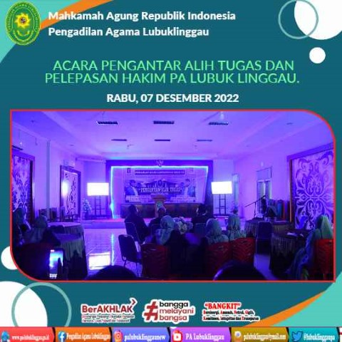 Pengantar Ahli Tugas Hakim PA Lubuklinggauu