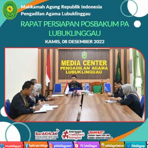 Persiapan POSBAKUM PA Lubuklinggau 2
