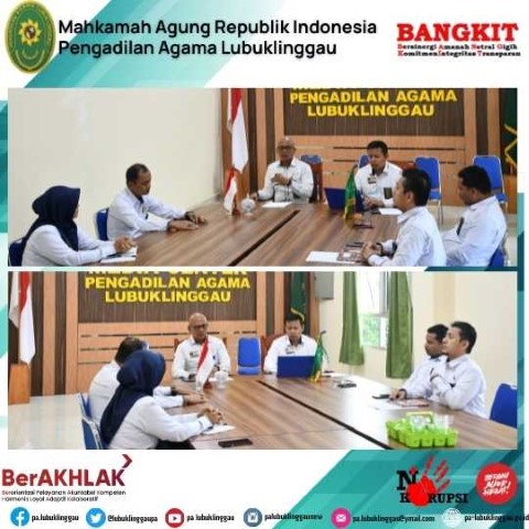 RAPAT KOORDINASI HAKIM PENGAWAS BIDANG PENGADILAN AGAMA LUBUKLINGGAU 2