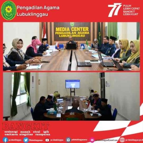 RAPAT KOORDINASI KEGIATAN TRIWULAN III PADA PENGADILAN AGAMA LUBUKLINGGAU 2