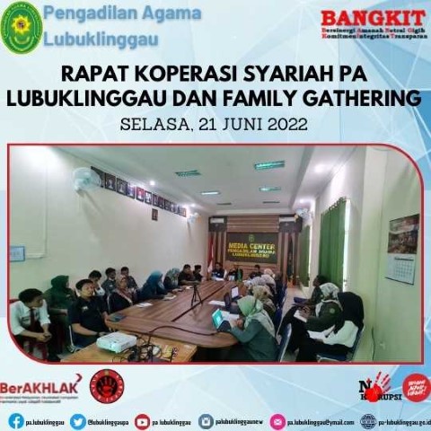 RAPAT KOPERASI SYARIAH PA LUBUKLINGGAU DAN FAMILY GATHERING 1