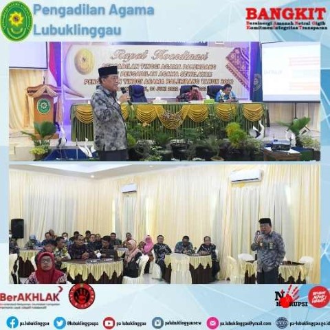 Rapat Koordinasi PTA Palembang dan PA se Wilayah Pta Palembang 2