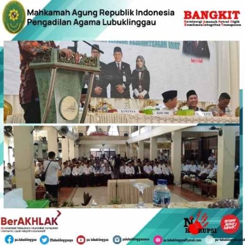 SEKRETARIS HADIRI ACARA PENGUKUHAN DAN BIMTEK UNIT PENGUMPUL ZAKAT BAZNAS KOTA LUBUKLINGGAU 2