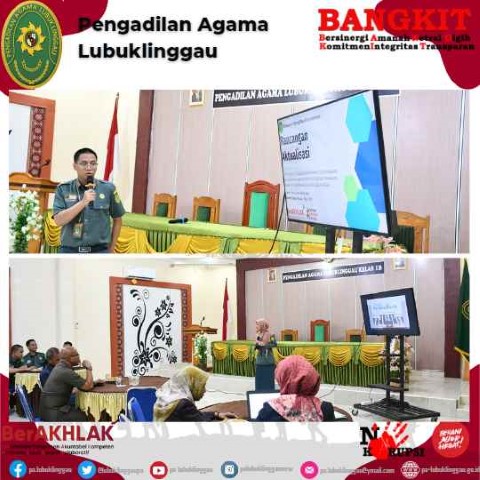 SOSIALISASI HASIL AKTUALISASI PESERTA LATSAR CPNS PA LUBUKLINGGAU 3
