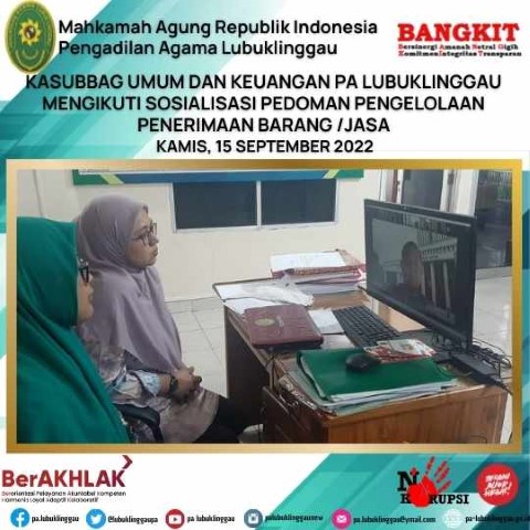 SOSIALISASI PEDOMAN PENGELOLAAN PENERIMAAN BARANG JASA 1