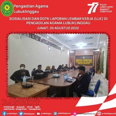 Sosialisasi Dan DDTK Laporan Lembar Kerja LLK 1