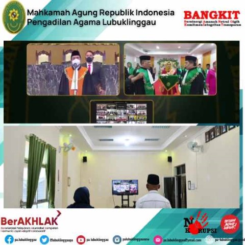 WISUDA PURNABHAKTI KETUA PENGADILAN TINGGI AGAMA BANGKA BELITUNG SECARA VIRTUAL 2